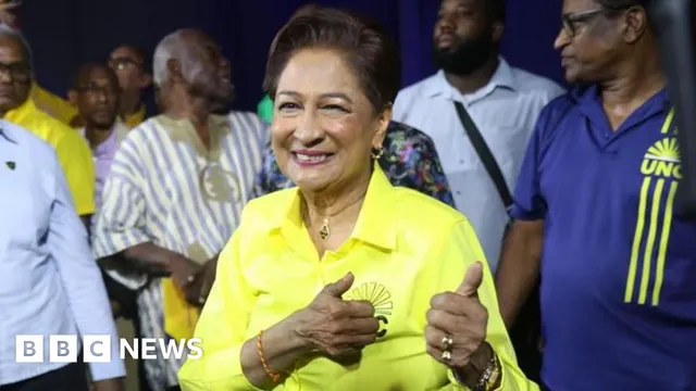 Kamla Persad-Bissessar regains power in Trinidad and Tobago election