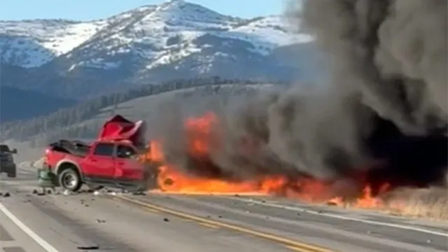 Driver crosses center line, causing deadly crash near Yellowstone