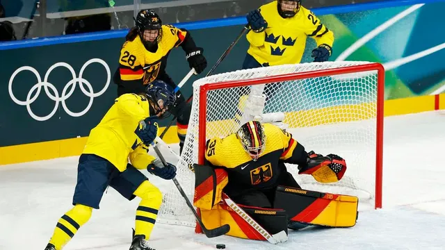 Sweden secures victory over Germany in Olympic women's hockey opener
