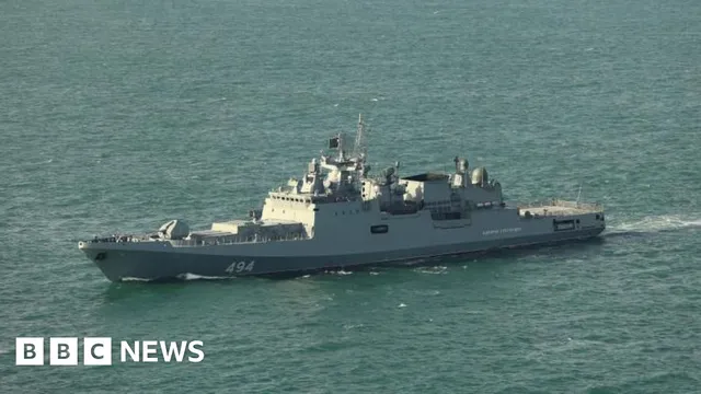 Russian warship fires warning shots at UK yacht in Channel