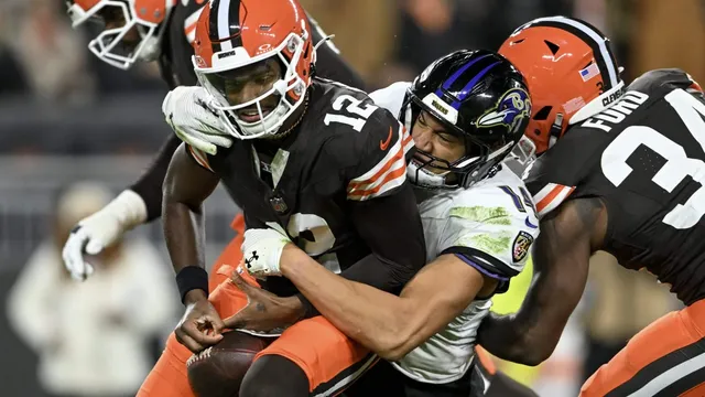 Baltimore Ravens secure fourth straight victory against Cleveland Browns