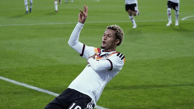 Paris Brunner scores twice in Germany's U21 debut against Latvia