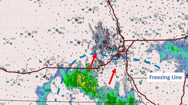 One dead as ice storm wreaks havoc in Iowa and Nebraska