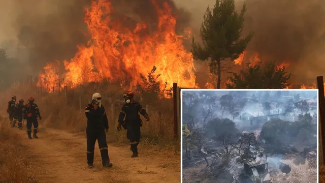 Three firefighters killed as wildfires devastate Europe