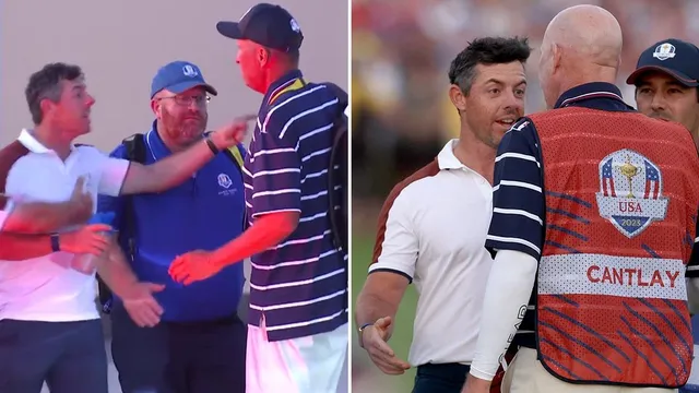 Rory McIlroy confronts caddie in Ryder Cup drama over payment issues