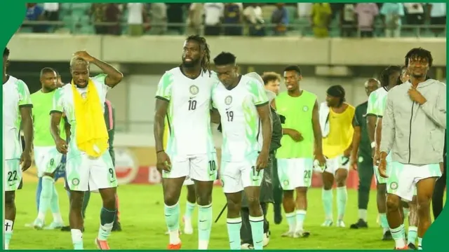 Nigeria's Super Eagles fall to 30th in FIFA world ranking after win, loss, and draw
