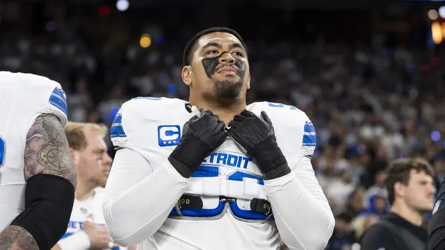 Penei Sewell transitions to left tackle after Lions release Taylor Decker