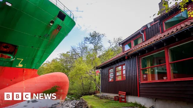 Cargo ship runs aground in Norway as navigator falls asleep on duty