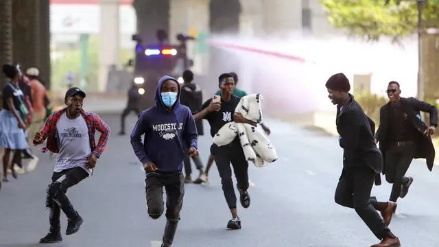 Tear Gas Used on Protesters in Kenya
