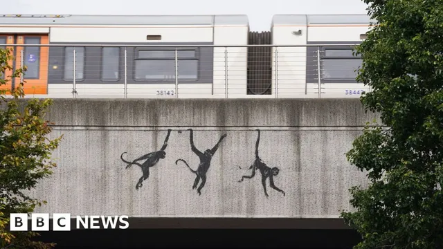 Banksy Creates New Artwork in London