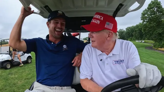 Bryson DeChambeau admires part of Trump's golf game