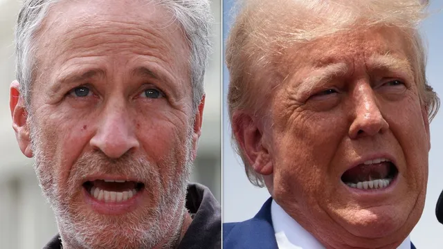 Jon Stewart Slams Trump Over Obamas