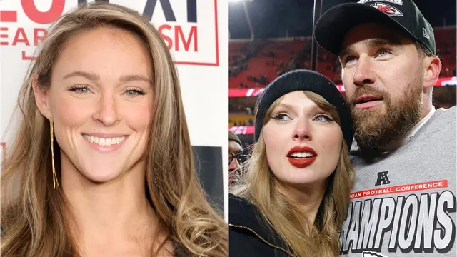 Kylie Kelce questions Travis's claim about never arguing with Taylor Swift