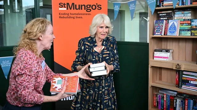 Queen Camilla supports homeless recovery through reading initiative