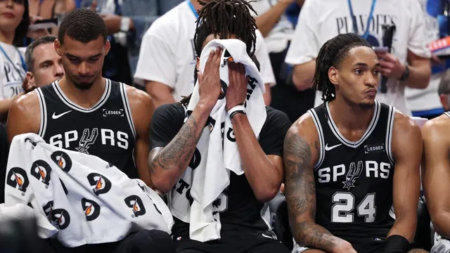 Thunder fans chant at Victor Wembanyama as Spurs struggle in Game 5