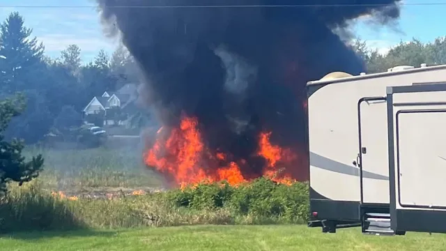 Texas Air National Guard F-16 fighter jet crashes in Michigan during training exercise