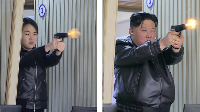 Kim Jong Un showcases military strength with daughter during weapons inspection
