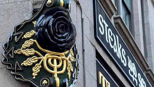 Boston's Black Rose pub makes bold statement with new sculpture installation