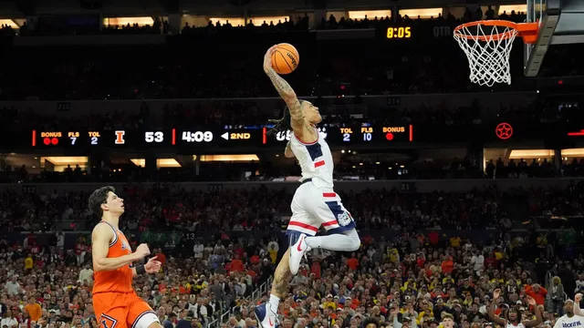 UConn secures spot in national championship after defeating Illinois