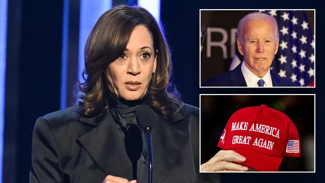 Kamala Harris outraged as Biden wears Trump 2024 hat in public