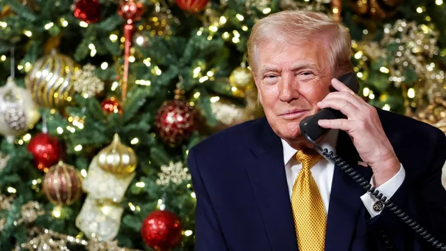 Donald Trump promotes 'clean, beautiful coal' during Christmas Eve calls with children