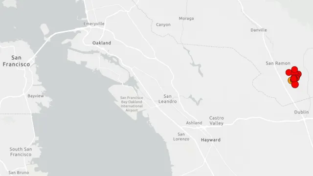 California rocked by over 19 earthquakes in the Bay Area