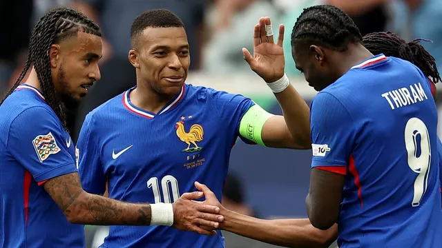 Kylian Mbappe reaches milestone with 50th goal in France's Nations League victory