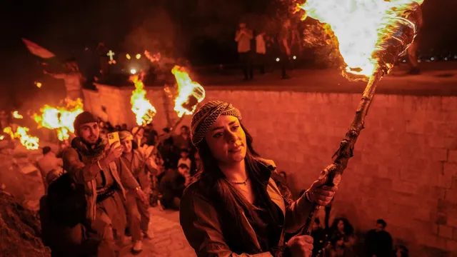 Kurds celebrate Newroz festival, igniting hope for freedom