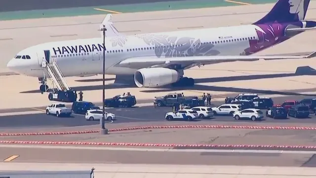Navy technician arrested for false bomb threat on Hawaiian Airlines flight
