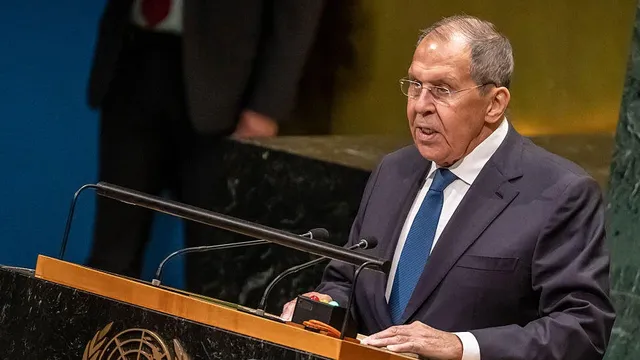 Russian Foreign Minister Sergei Lavrov accuses Europe of blocking Ukraine peace talks at UN General Assembly