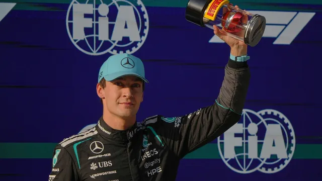 George Russell wins Chinese Grand Prix sprint race