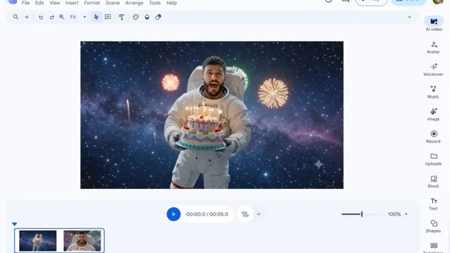 Google Vids enables users to create AI avatars with selfies and voice clips