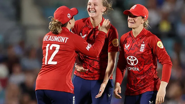 England secures narrow victory against India in T20I thriller