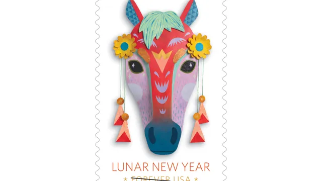 USPS unveils new stamp celebrating Year of the Horse