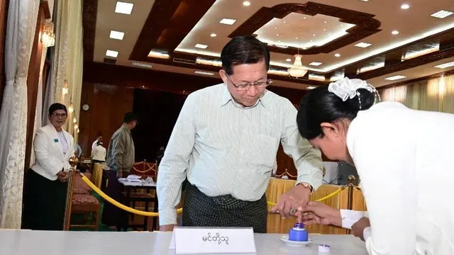Military-backed party claims victory in Myanmar's sham elections