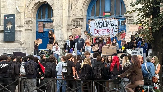 French Prime Minister Sébastien Lecornu and far-left leader Jean-Luc Mélenchon clash over violent student protests for more school funding