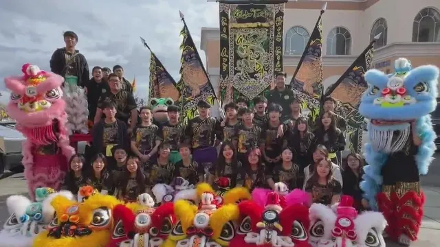 Branden Mach celebrates Vietnamese culture through lion dance for Tet
