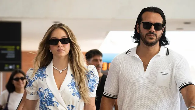 Sydney Sweeney arrives in Venice for Film Festival with fiancé