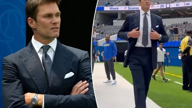 Tom Brady Sparks Internet Buzz at SoFi Stadium Ahead of Broadcasting Debut
