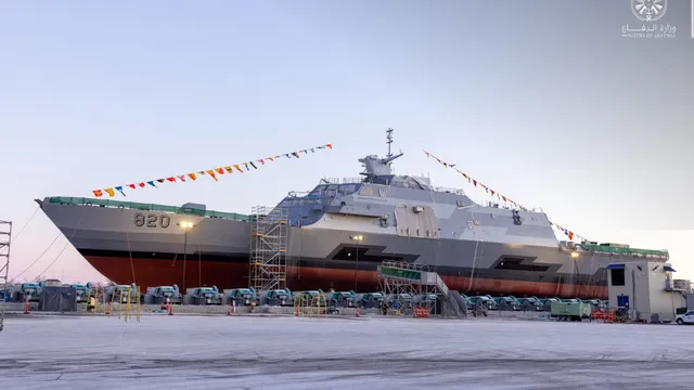 Saudi Arabia unveils new combat ship to bolster naval power