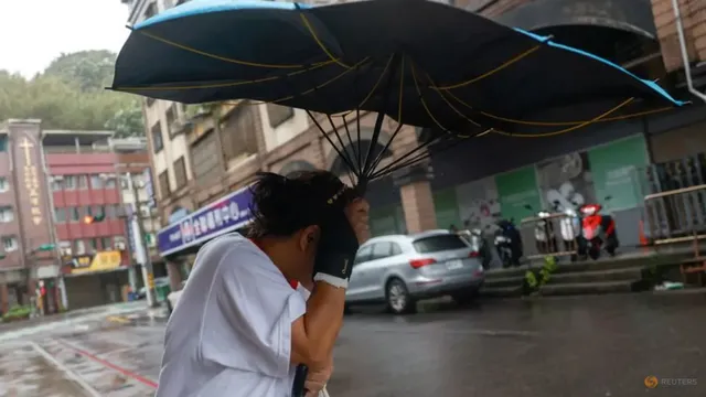 Typhoon Champi causes casualties and widespread disruption in Taiwan, leading to flight cancellations