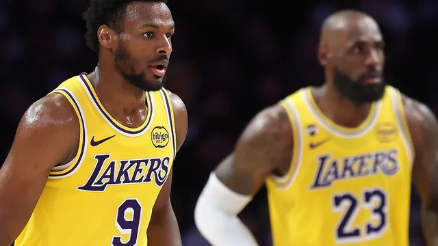 Bronny James' future hinges on LeBron James' decision to stay with the Lakers