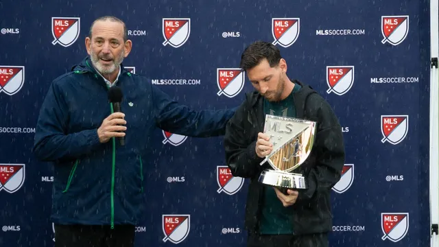 Lionel Messi points finger at MLS commissioner Don Garber after Inter Miami wins Campeones Cup in United States