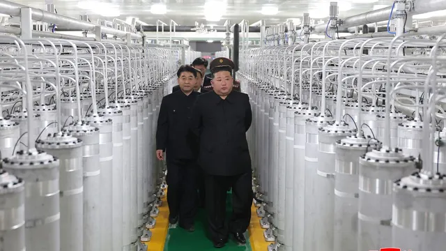 North Korea unveils new nuclear bomb fuel production facility