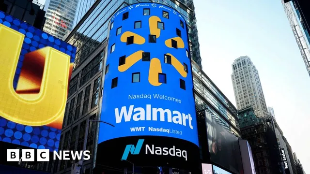 Walmart reaches historic $1 trillion valuation amidst e-commerce boom