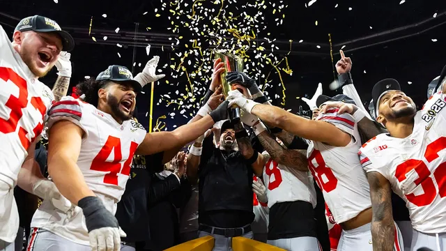 Ohio State champions celebrate victory with White House visit