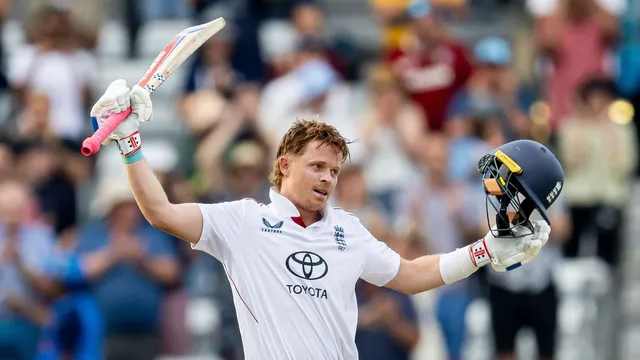 Ollie Pope delivers crucial century as England battles against India
