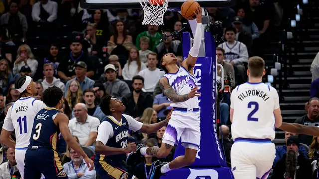 Darryn Peterson's free throws help Utah Jazz defeat New Orleans Pelicans
