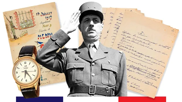 General de Gaulle's personal history revealed through auction of items