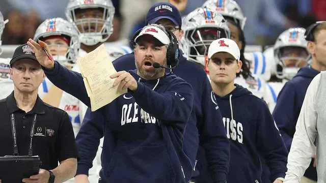 Pete Golding takes charge as head coach for Ole Miss in CFP semifinal